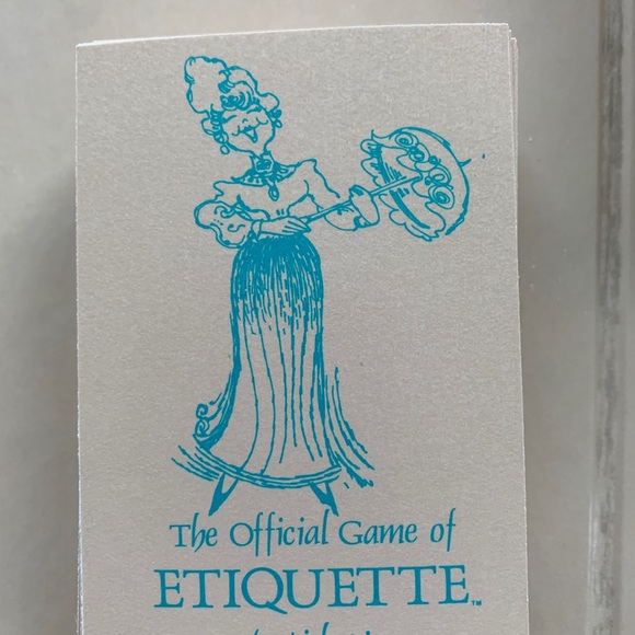 The OFFICIAL GAME of ETIQUETTE board game by Mountain Top Game RARE and … - Picture 3 of 13